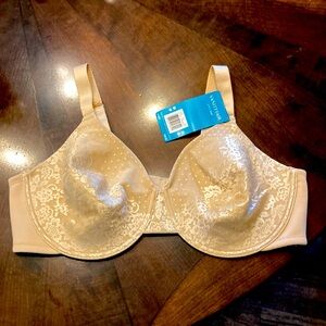 NWT Tan Vanity Fair Beauty Back Minimizer bra 42D